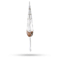 Beaded Macrame Plant Hanger - Natural, 1m