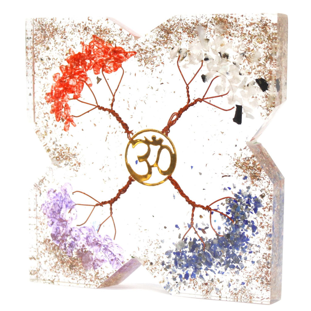 Orgonite Desk Power Pack - Copper Tree of Life, Large