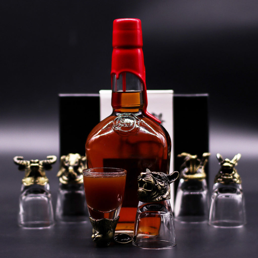 Set of 6 Wild Forest Creatures Shot Glasses - 50ml – view 10