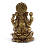 Brass Ganesha Miniature Statue - 30mm