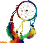 Bali Dreamcatchers Medium Round Rainbow - Set of 6