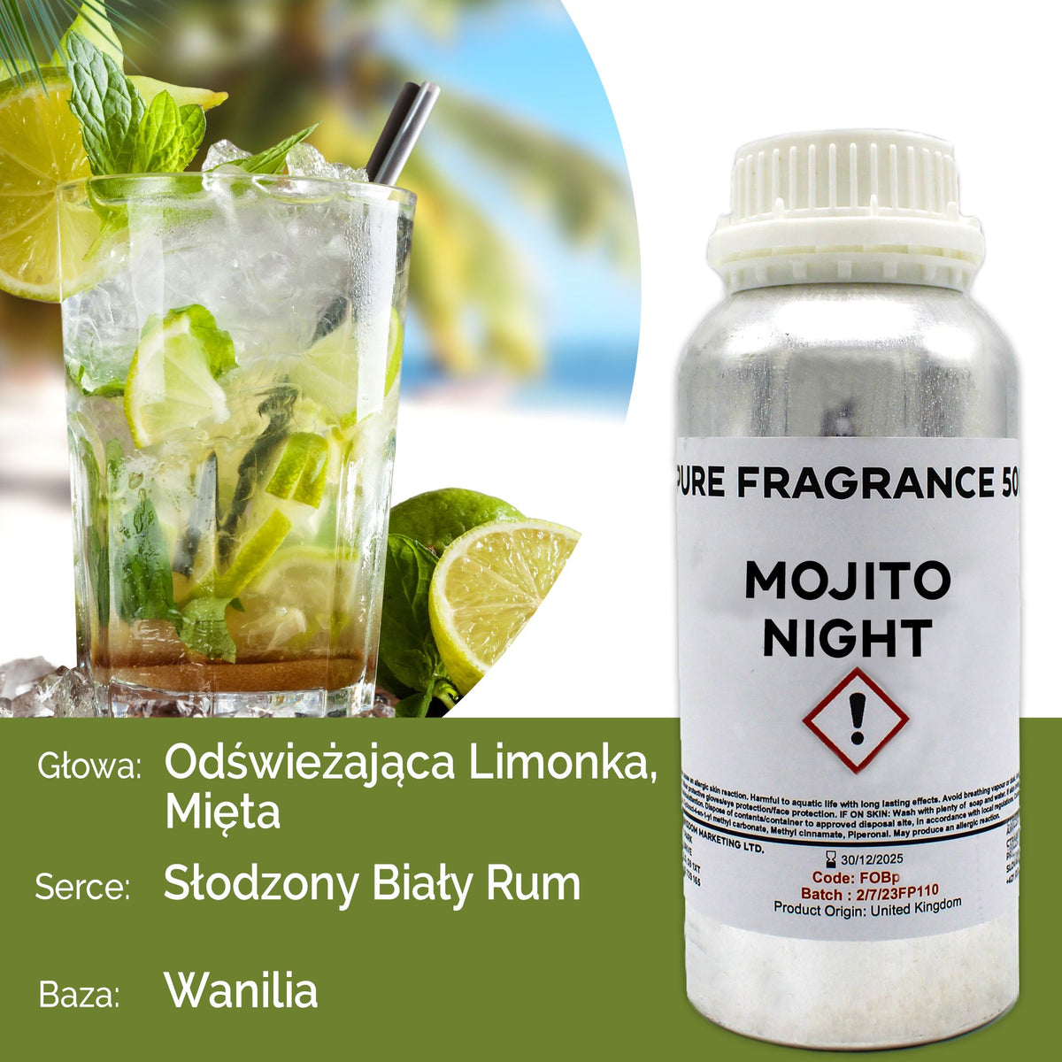 Mojito Night Pure Fragrance Oil - 500ml – view 4