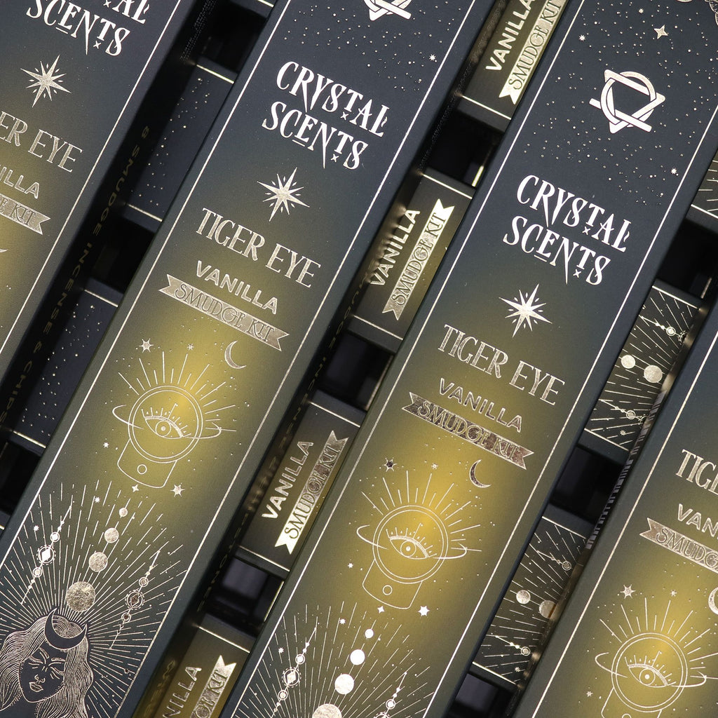Tiger Eye Crystal Scents Smudge Incense Sticks - Vanilla – view 2