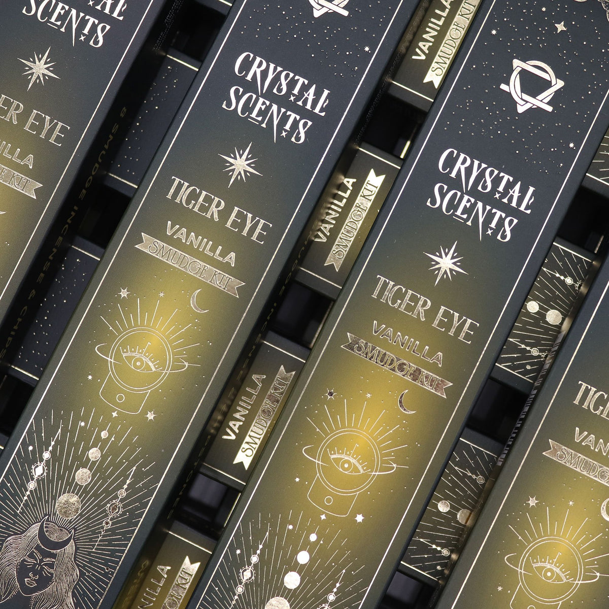 Tiger Eye Crystal Scents Smudge Incense Sticks - Vanilla – view 2