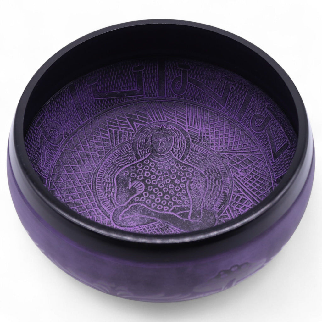 Extra Loud Mushroom Singing Bowl - Purple Haze (23x10.5cm) – view 8