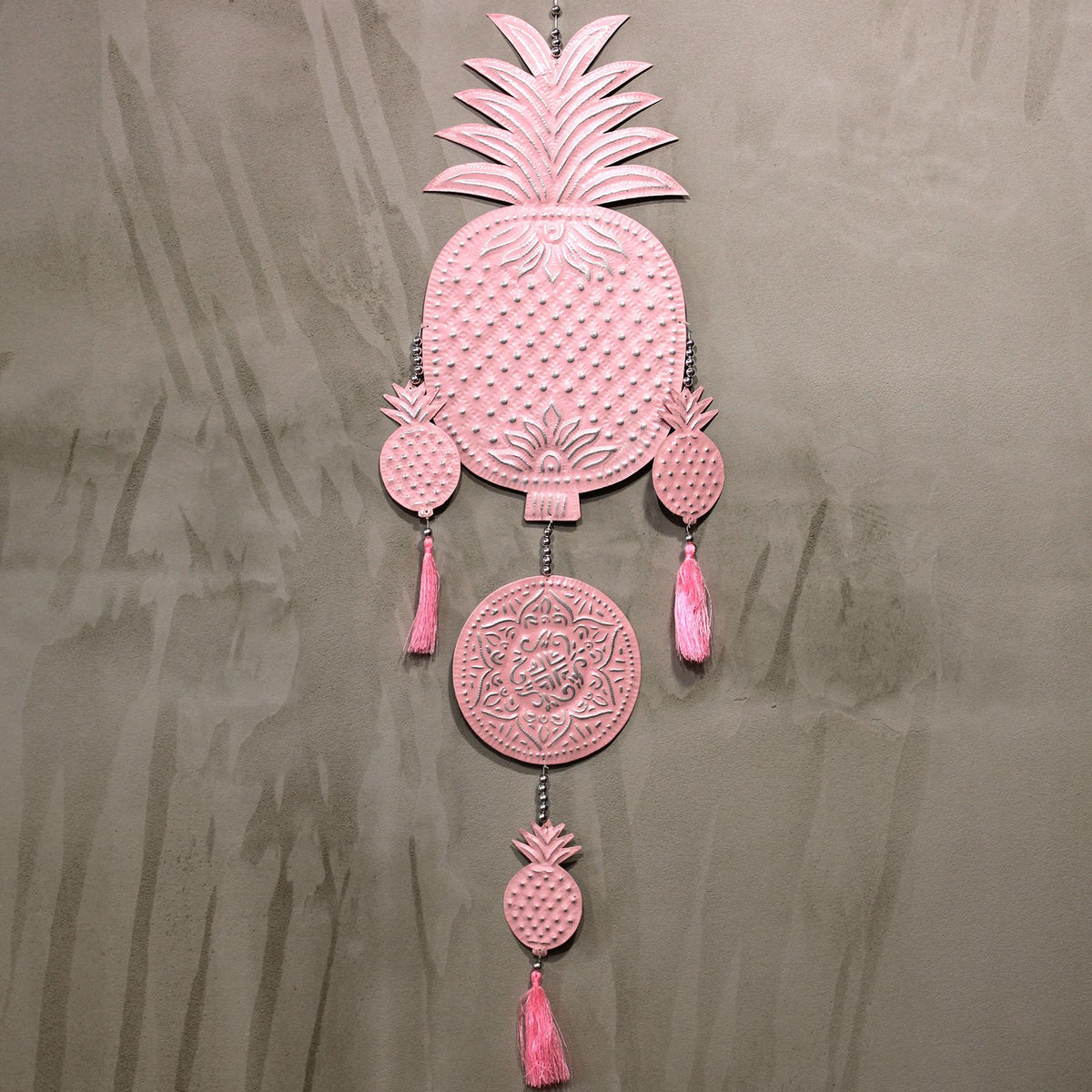 Bali Aluminium Wall Mobile - Pineapples
