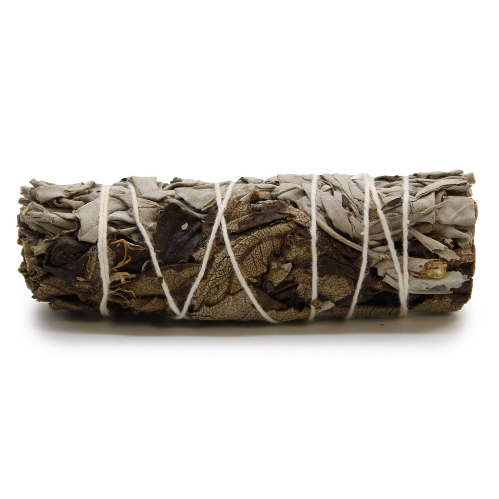 White Sage & Black Sage Smudge Stick 10 cm