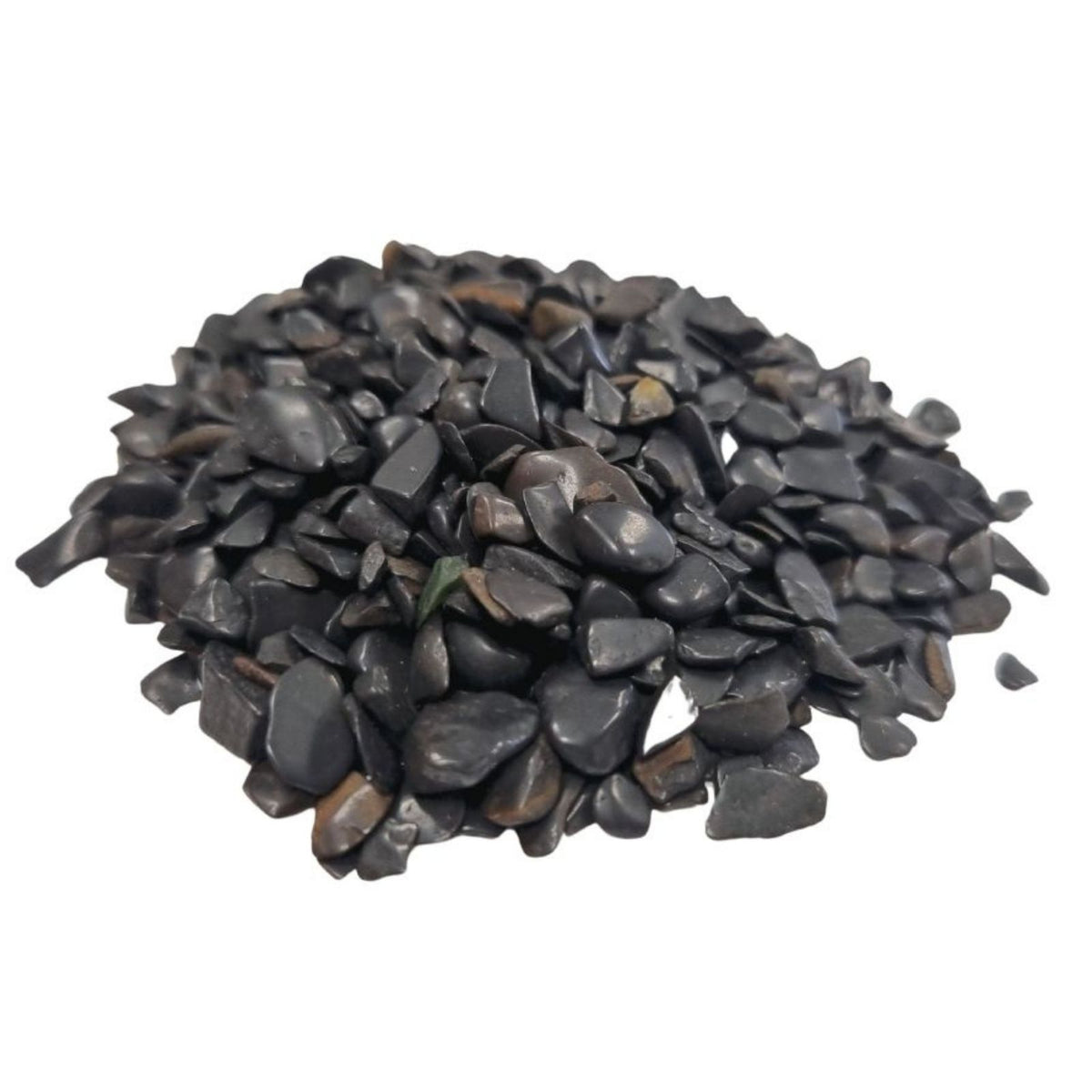 Black Tourmaline Gemstone Chips - 1kg Bulk Pack – view 4