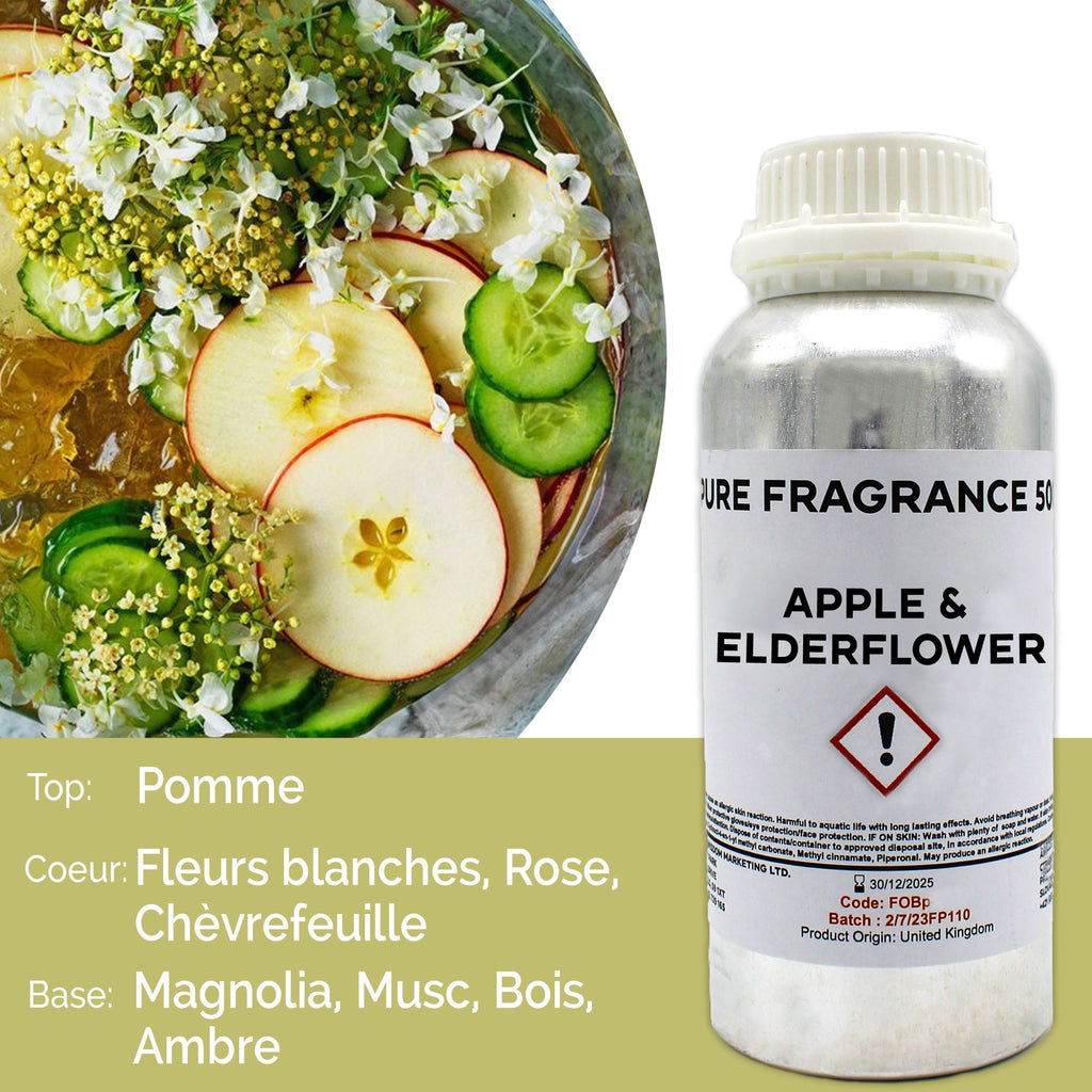Apple & Elderflower Pure Fragrance Oil - 500ml – view 2