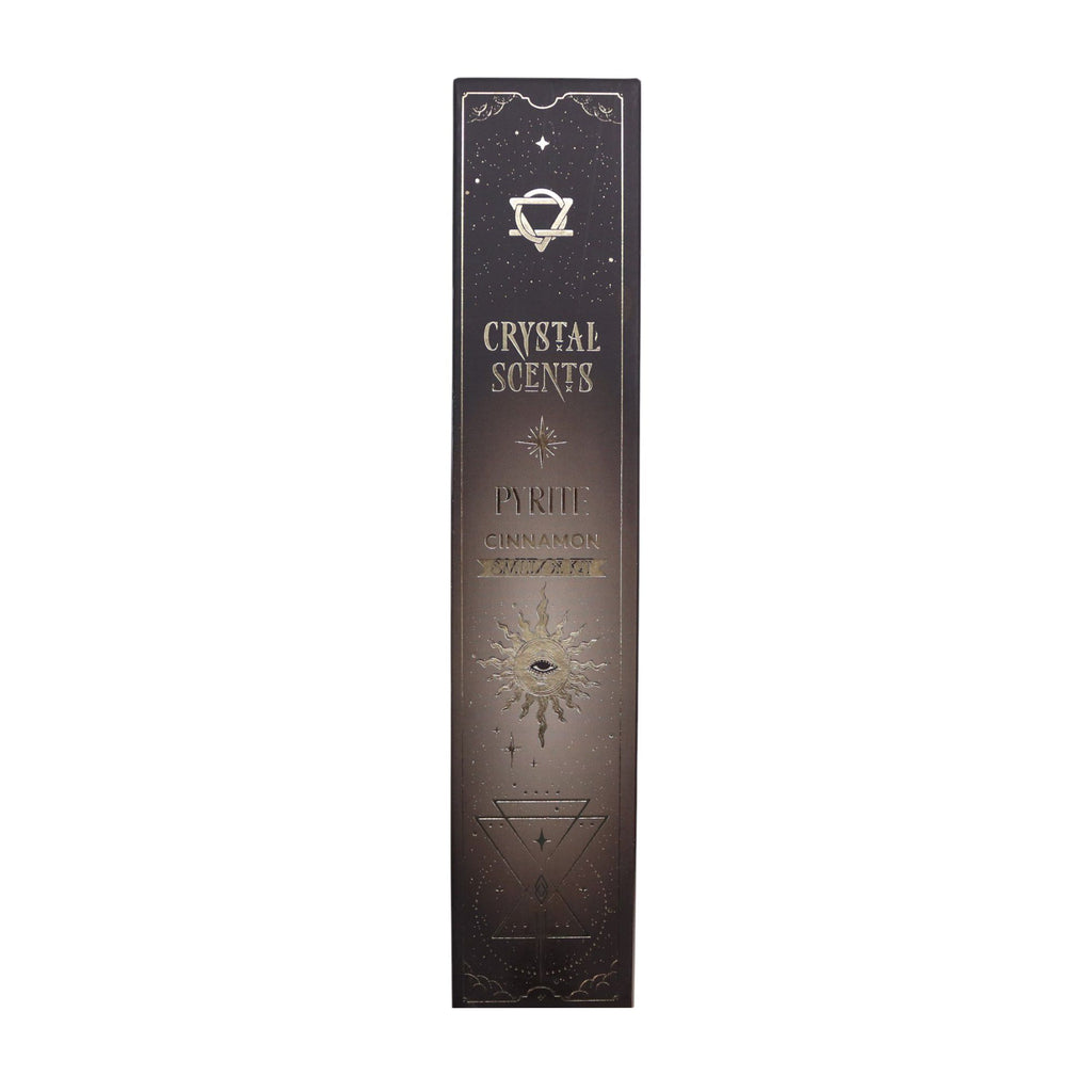 Pyrite Crystal Scents Smudge Incense Sticks - Cinnamon – view 5
