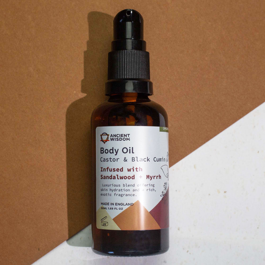 Organic Body Oil 50ml - Sandalwood & Myrrh – view 5
