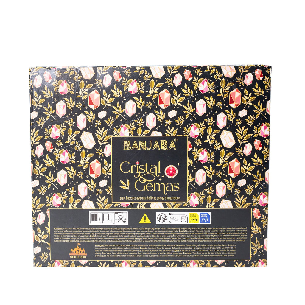 Banjara Crystal Gemas Incense Sticks - Green Aventurine Palo Santo – view 6