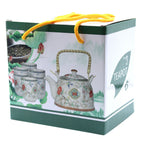 Ceramic Herbal Teapot Set with 6 Cups - White Stone Oriental – view 4