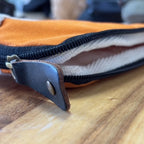 Canvas Tablet Pouch - Orange - 21x29cm – view 4
