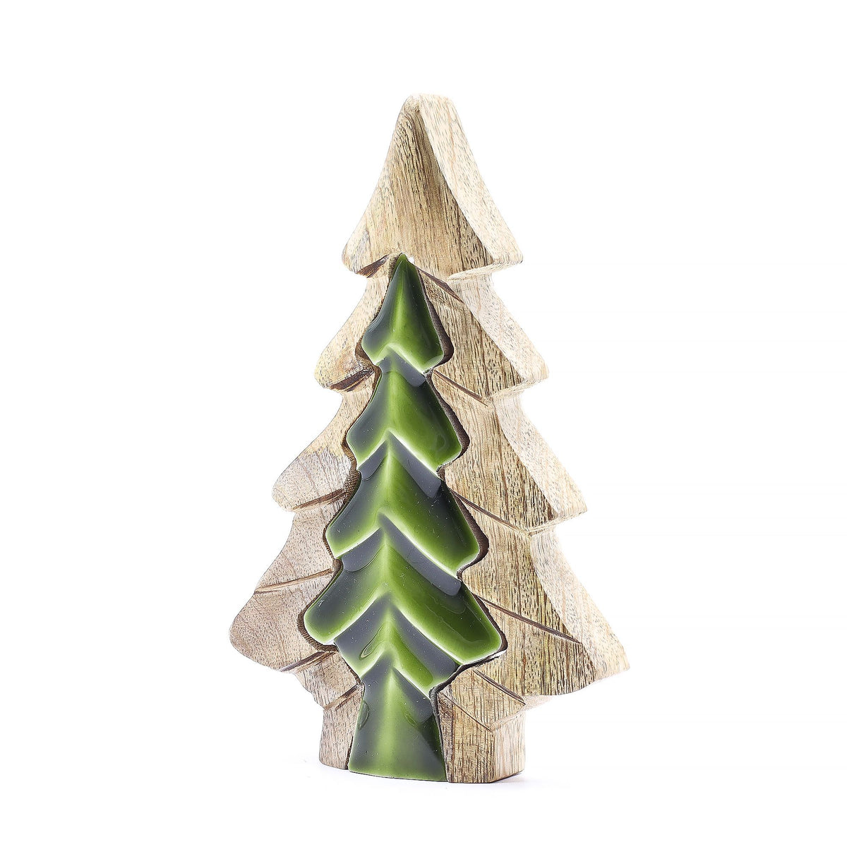 Small Tree in a Tree Wooden Decoration - 15 x 10 cm – view 5