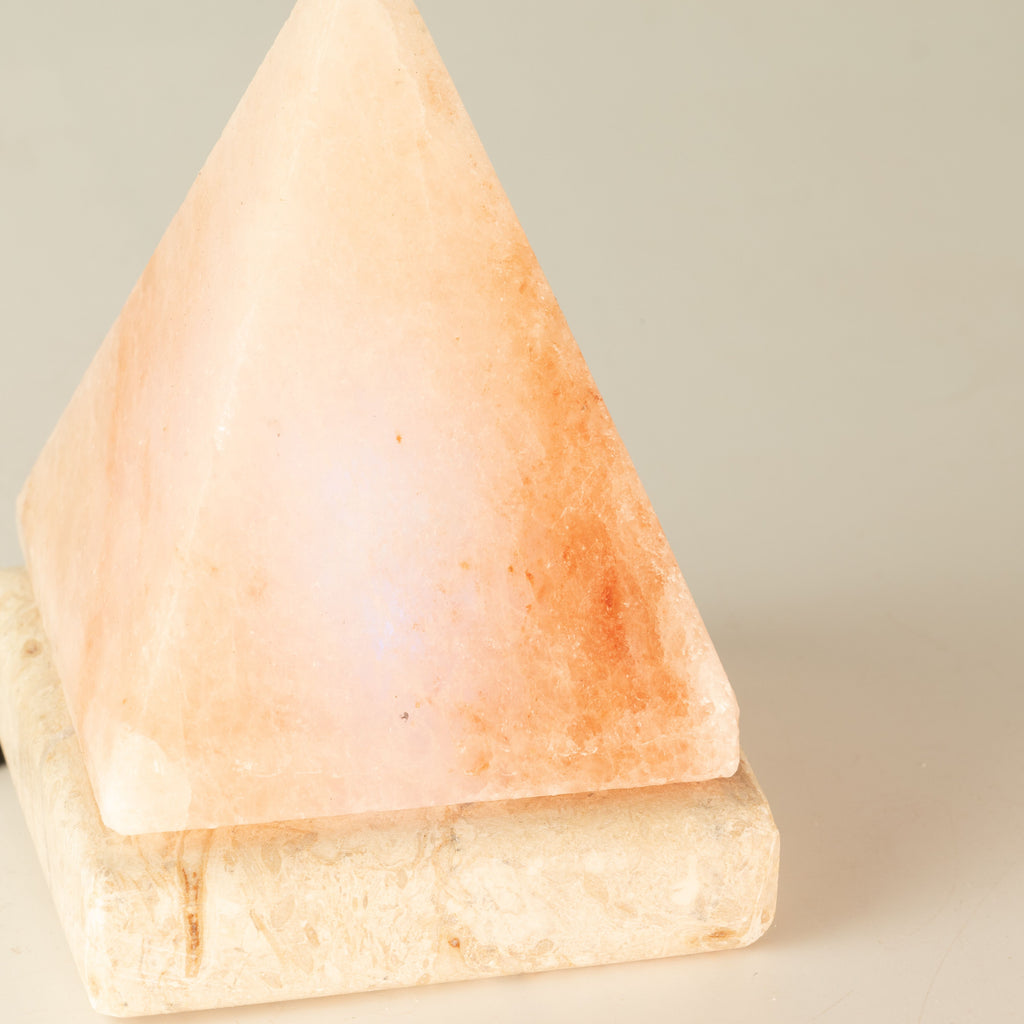 USB Pyramid Himalayan Salt Lamp, 9 cm, Colour Changing – view 4