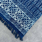 Handmade Indigo Throw - 170x120cm - Seedha Arrows – view 3