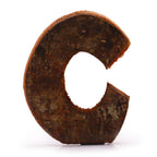 Rustic Bark Letter C - 7cm – view 2