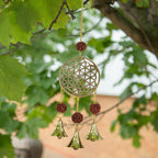 Brass Flower of Life Wind Chime - 3 Bells, 6x27cm – view 2