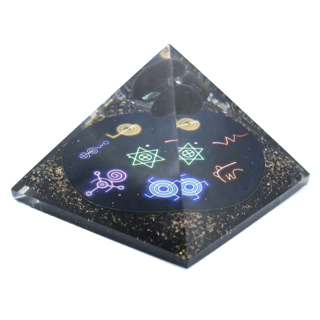 Orgonite Pyramid - Midnight Reiki - 90mm – view 3