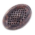 Soapstone Soap Dish & Drainer, Oval