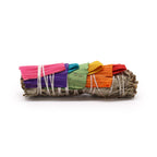 White Sage & 7 Corn Leaves Smudge Stick 10 cm – view 2