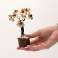 Medium Gomati Chakra Stone Tree with Rudraksha Beads