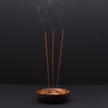 Plain Incense Stick & Cone Burner Disc - Mango Wood