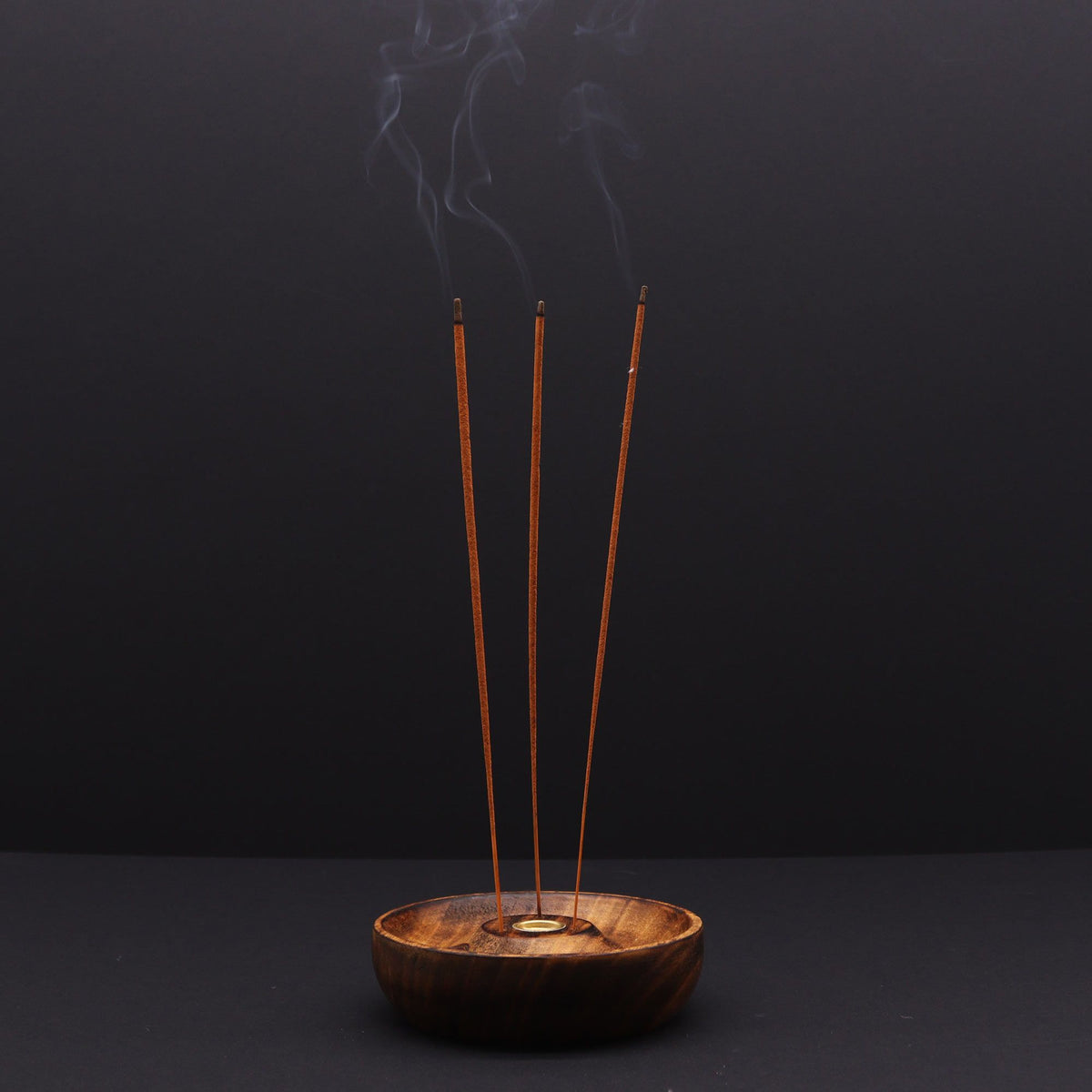 Hamsa Incense Stick & Cone Burner Disc - Mango Wood – view 5