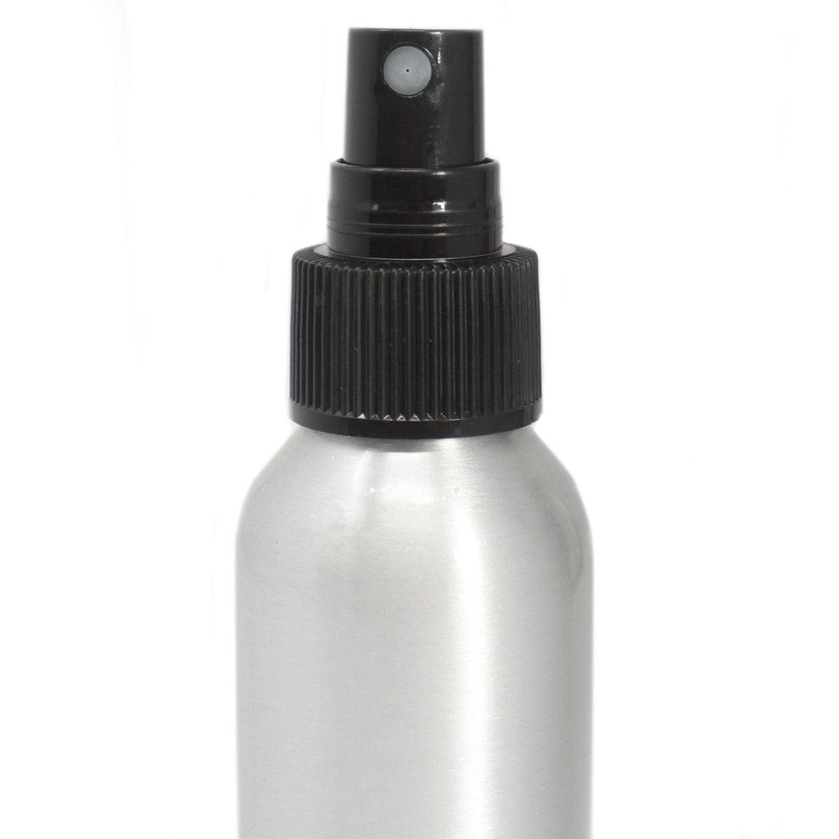 Aluminium Bottle 100ml with Black Spray Top – view 2