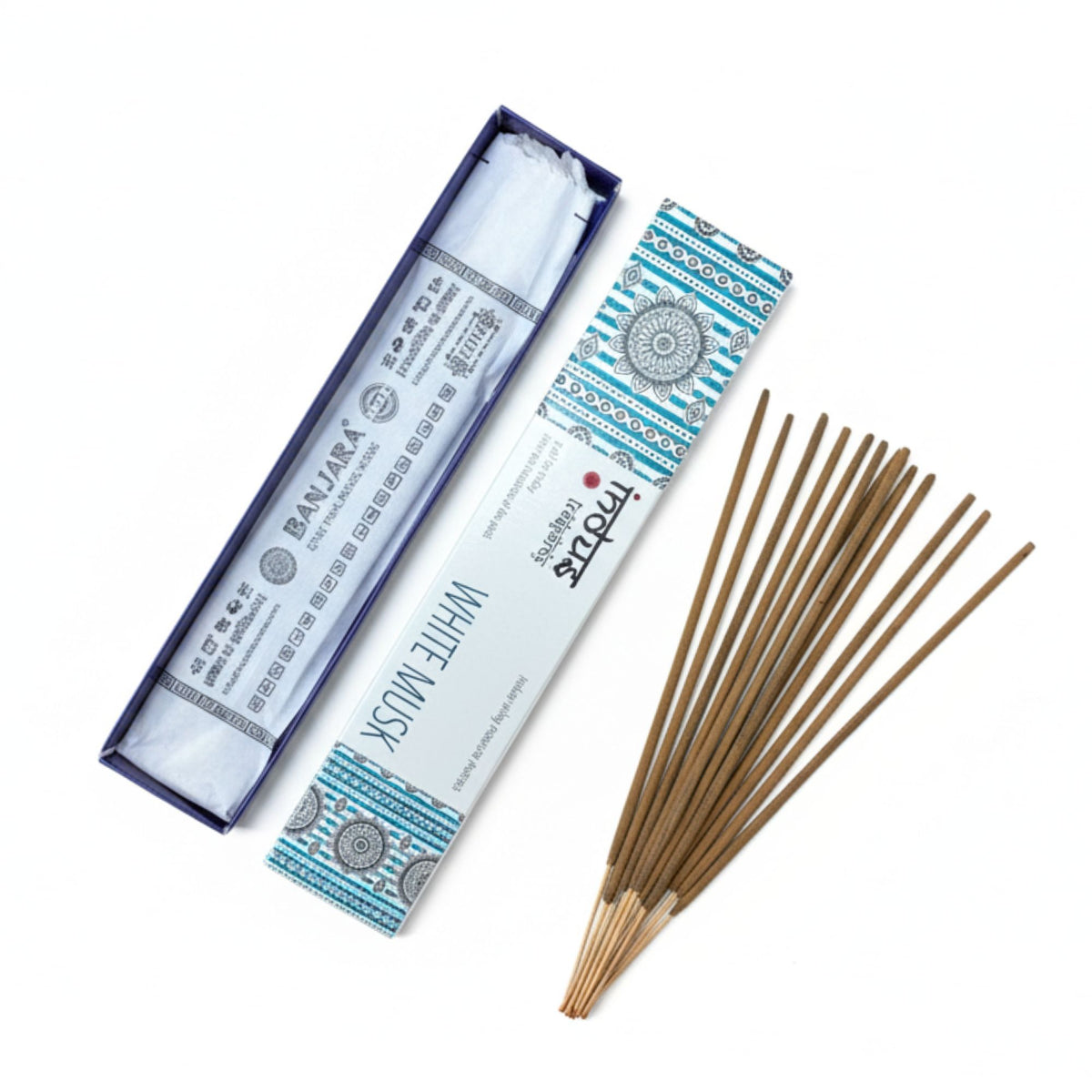 Indus Treasures White Musk Incense Sticks 15g – view 4