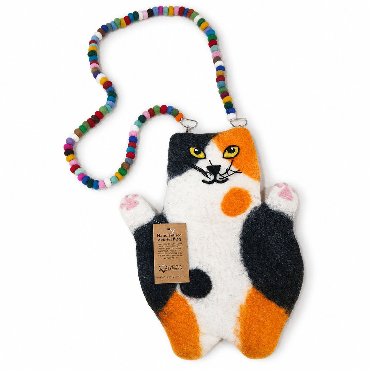 Whitney the Flat Cat Felted Bag - 34x23cm – view 5