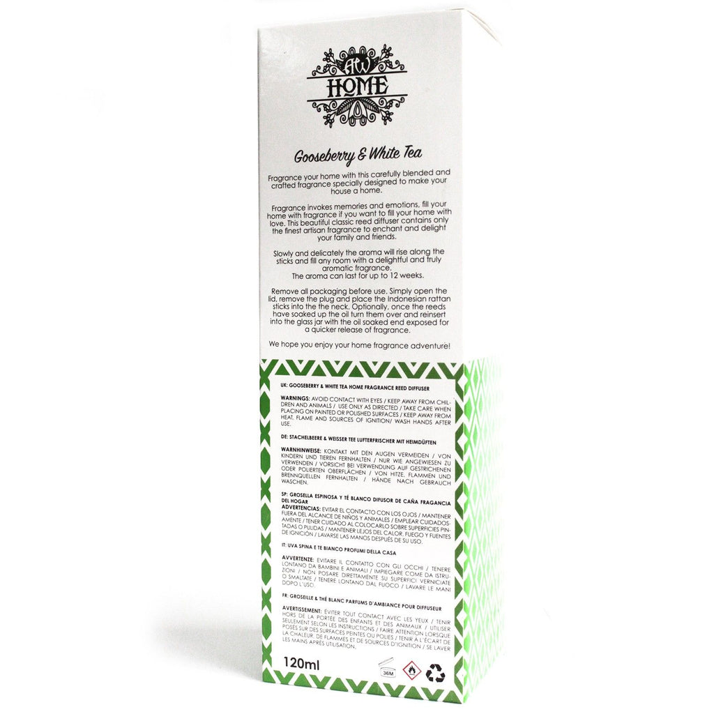 120ml Reed Diffuser - Gooseberry & White Tea – view 5