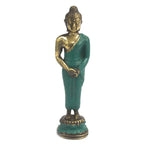 Brass Standing Buddha Statue – Medium – view 4