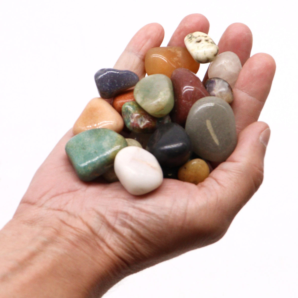 Mixed Agate Stones - 1kg Bulk Pack, 20-30mm – view 6