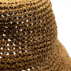 Nomad Sari Floppy Straw Sun Hat - Natural Coffee – view 5