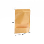 Kraft Window Bags 16x23 cm, Pack of 10
