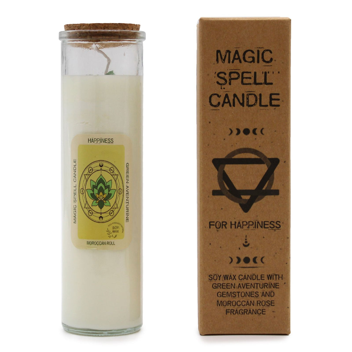 Magic Spell Candle in Glass Jar - Happiness – view 4