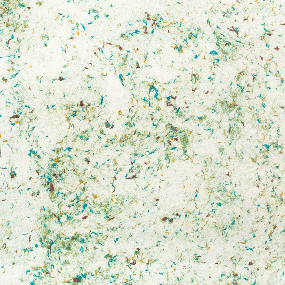 Papier d'emballage lokta 51x76cm, coton vert, lot de 5