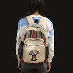 Large Hemp Backpack - Bodhi Tree Design – view 8