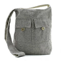 Two Pocket Cotton Bag - Soft Lavender - Large
