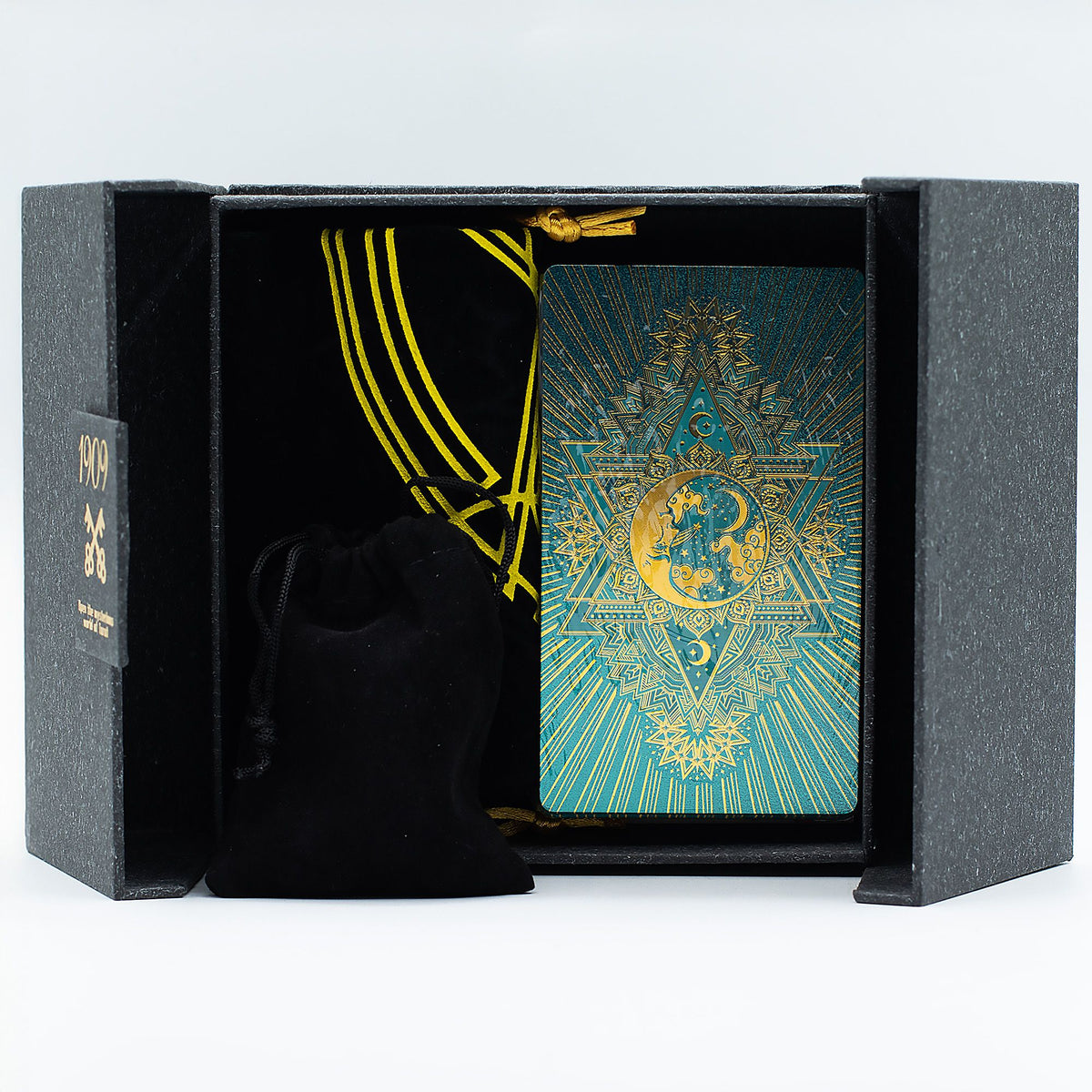 Gold and Turquoise Foil Tarot Card Gift Set – view 4