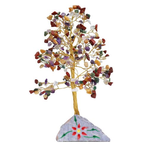 Mixed Gemstone Tree - 320 Stones - 22.5cm