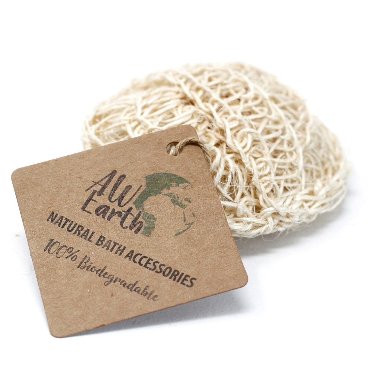 Sisal Sponge and Scrub - Soft Round Exfoliating Cushion – view 3