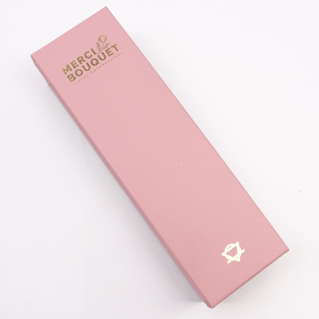 Long Soap Flower Gift Box - Baby Blessings Pink – view 3