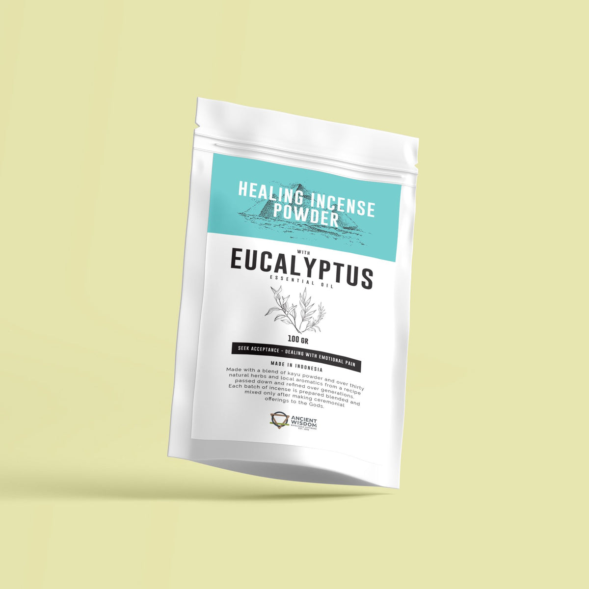 Healing Incense Powder - Eucalyptus 100g – view 3