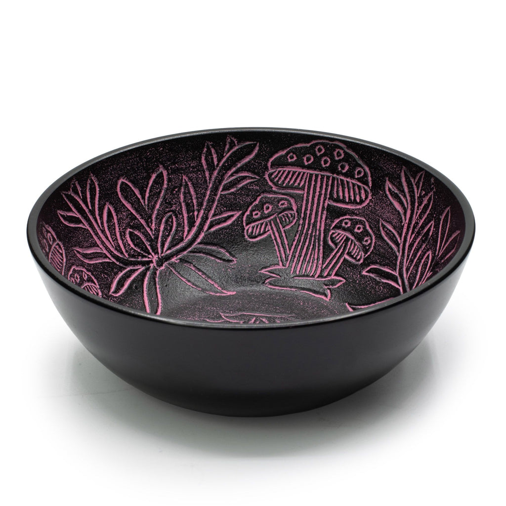 Aluminium Singing Bowl - Magic Mushroom - Pink (20cm) – view 4