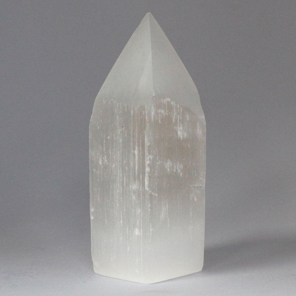 Selenite Pencil Point Tower - 15 cm – view 4