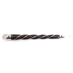 Twisted Wood and Rock Quartz Healing Wand – view 3