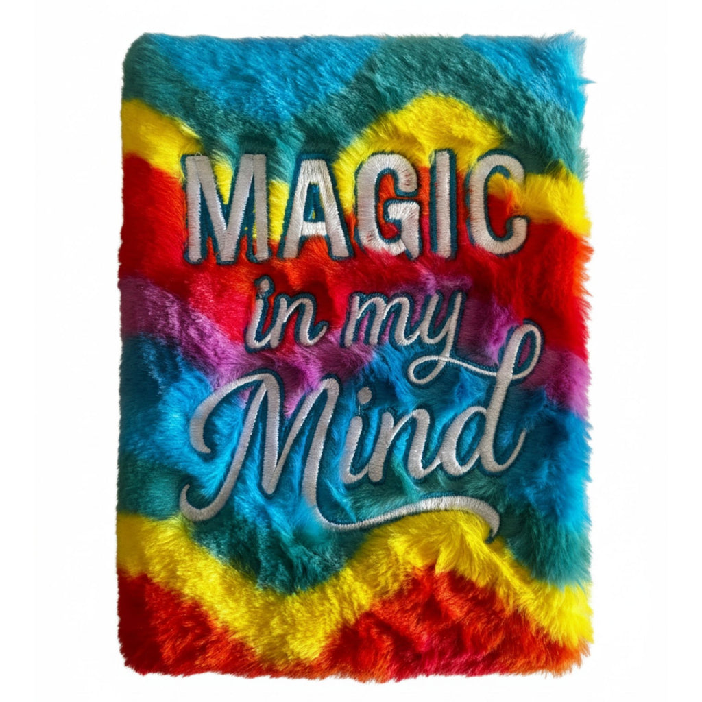 Rainbow Faux-Fur Dream Journal, Magic in My Mind, 80 Pages – view 4